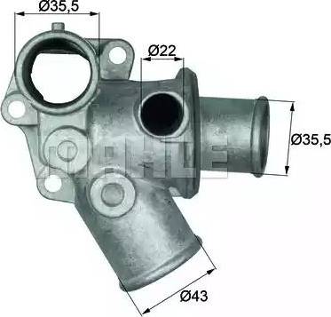 MAHLE TI 108 82D - Termostaatti, jäähdytysneste inparts.fi