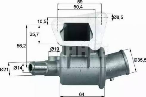 MAHLE TI 189 83D - Termostaatti, jäähdytysneste inparts.fi