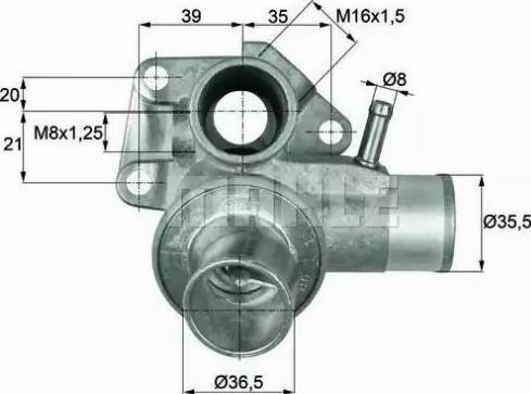 MAHLE TI 185 80D - Termostaatti, jäähdytysneste inparts.fi