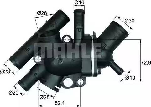 MAHLE TI 134 88 - Termostaatti, jäähdytysneste inparts.fi