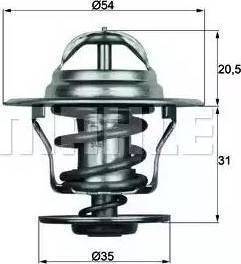 WAHLER 4256.87 - Termostaatti, jäähdytysneste inparts.fi