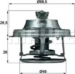 MAHLE TX 102 82D - Termostaatti, jäähdytysneste inparts.fi