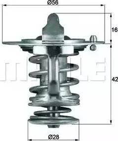 MAHLE TX 83 77 - Termostaatti, jäähdytysneste inparts.fi