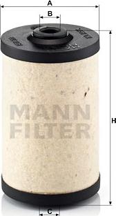 Mann-Filter BFU 700 x - Polttoainesuodatin inparts.fi