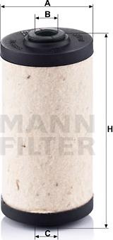 Mann-Filter BFU 707 - Polttoainesuodatin inparts.fi