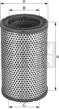 Mann-Filter C 24 165 - Ilmansuodatin inparts.fi