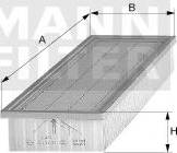 Mann-Filter C 2041 - Ilmansuodatin inparts.fi