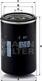 Mann-Filter C 811 - Ilmansuodatin inparts.fi