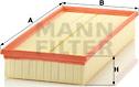 Mann-Filter C 39 201 - Ilmansuodatin inparts.fi