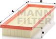 Mann-Filter C 3689 - Ilmansuodatin inparts.fi