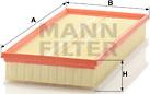 Mann-Filter C 37 153/1 - Ilmansuodatin inparts.fi