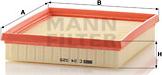 Mann-Filter C 24 025 - Ilmansuodatin inparts.fi