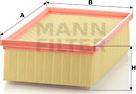 Mann-Filter C 25 136 - Ilmansuodatin inparts.fi