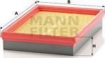 Mann-Filter C 2573 - Ilmansuodatin inparts.fi