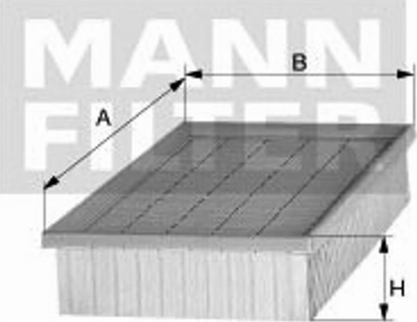 Mann-Filter C 2860/2 - Ilmansuodatin inparts.fi