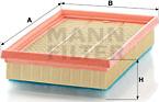 Mann-Filter C 28 105/1 - Ilmansuodatin inparts.fi