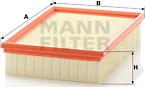 Mann-Filter C 28 136/1 - Ilmansuodatin inparts.fi