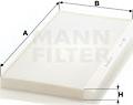 Mann-Filter CU 5366 - Suodatin, sisäilma inparts.fi