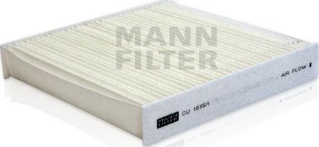 Mann-Filter CU 1835/1 - Suodatin, sisäilma inparts.fi