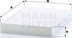 Mann-Filter CU 34 003 - Suodatin, sisäilma inparts.fi