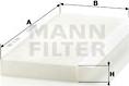 Mann-Filter CU 3554 - Suodatin, sisäilma inparts.fi