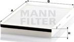 Mann-Filter CU 3054 - Suodatin, sisäilma inparts.fi