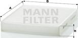 Mann-Filter CU 2440 - Suodatin, sisäilma inparts.fi