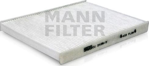 Mann-Filter CU 2436/3 - Suodatin, sisäilma inparts.fi