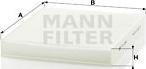 Mann-Filter CU 2545 - Suodatin, sisäilma inparts.fi