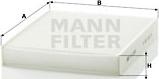 Mann-Filter CU 2559 - Suodatin, sisäilma inparts.fi