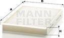 Mann-Filter CU 25 002 - Suodatin, sisäilma inparts.fi