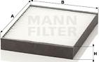 Mann-Filter CU 2513 - Suodatin, sisäilma inparts.fi