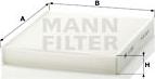 Mann-Filter CU 2533-2 - Suodatin, sisäilma inparts.fi