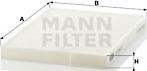 Mann-Filter CU 2620 - Suodatin, sisäilma inparts.fi