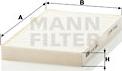 Mann-Filter CU 20 005-2 - Suodatin, sisäilma inparts.fi
