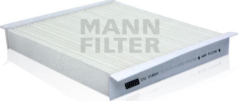 Mann-Filter CU 2143/1 - Suodatin, sisäilma inparts.fi