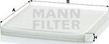 Mann-Filter CU 2131 - Suodatin, sisäilma inparts.fi