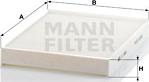 Mann-Filter CU 2842 - Suodatin, sisäilma inparts.fi