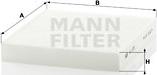 Mann-Filter CU 2351 - Suodatin, sisäilma inparts.fi