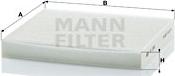 Mann-Filter CU 2362 - Suodatin, sisäilma inparts.fi