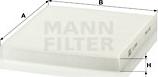 Mann-Filter CU 23 009 - Suodatin, sisäilma inparts.fi