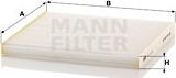 Mann-Filter CU 23 011 - Suodatin, sisäilma inparts.fi