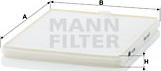 Mann-Filter CU 2326 - Suodatin, sisäilma inparts.fi