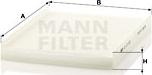 Mann-Filter CU 27 007 - Suodatin, sisäilma inparts.fi