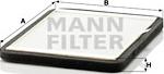 Mann-Filter CUK 2424 - Suodatin, sisäilma inparts.fi