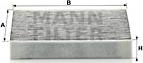 Mann-Filter CUK 2030 - Suodatin, sisäilma inparts.fi