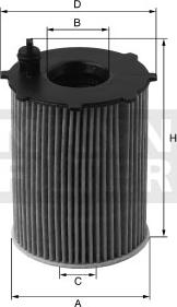 Mann-Filter HU 718/8 x - Öljynsuodatin inparts.fi