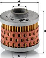 Mann-Filter MH 52/1 - Öljynsuodatin inparts.fi