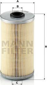 Mann-Filter P 726 x - Polttoainesuodatin inparts.fi