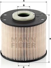 Mann-Filter PU 927 x - Polttoainesuodatin inparts.fi